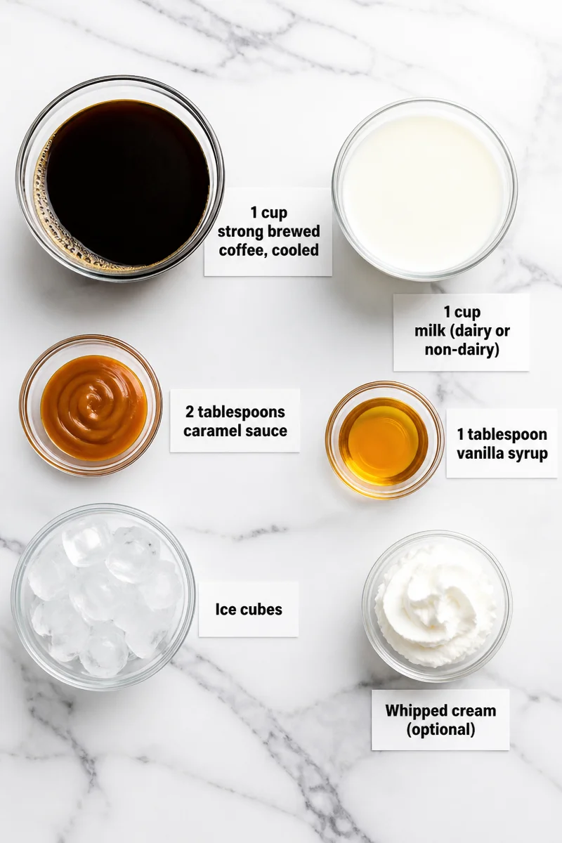 Creamy Iced Caramel Macchiato Coffee Recipe