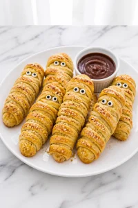 Crispy Baked Mummy Chicken Tender