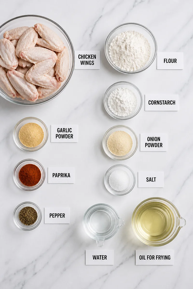 Crispy Crown Fried Chicken Wings
