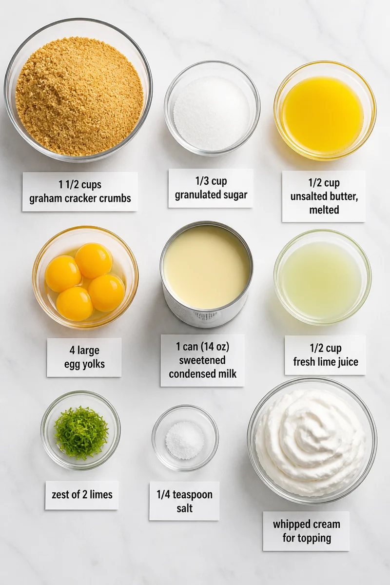Decadent Key Lime Pie with Graham Cracker Crust