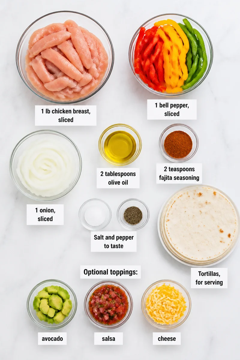 Easy Sheet Pan Chicken and Vegetable Fajita