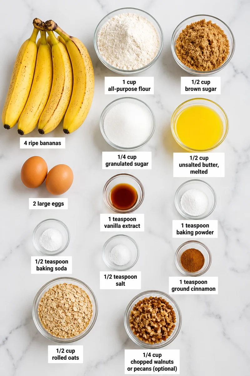 Fluffy Cinnamon Streusel Baked Banana Recipe