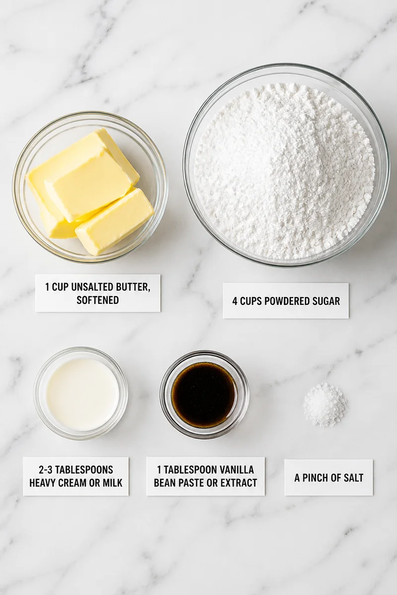 Fluffy Vanilla Bean Buttercream Frosting