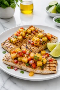 Grilled Mahi Mahi with Zesty Mango Salsa