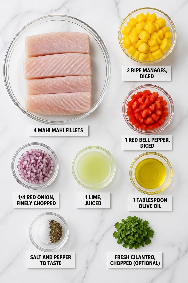 Grilled Mahi Mahi with Zesty Mango Salsa