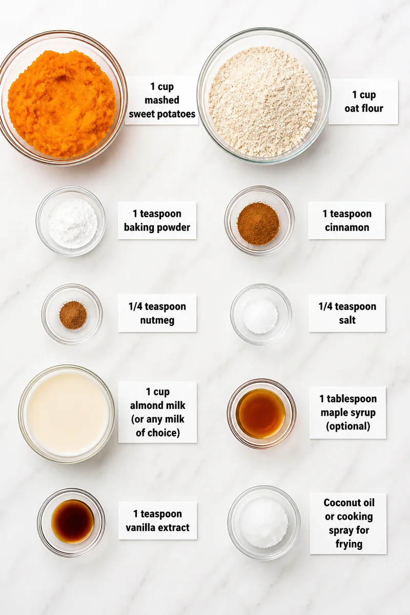 Healthy Cinnamon Spiced Sweet Potato Pancake