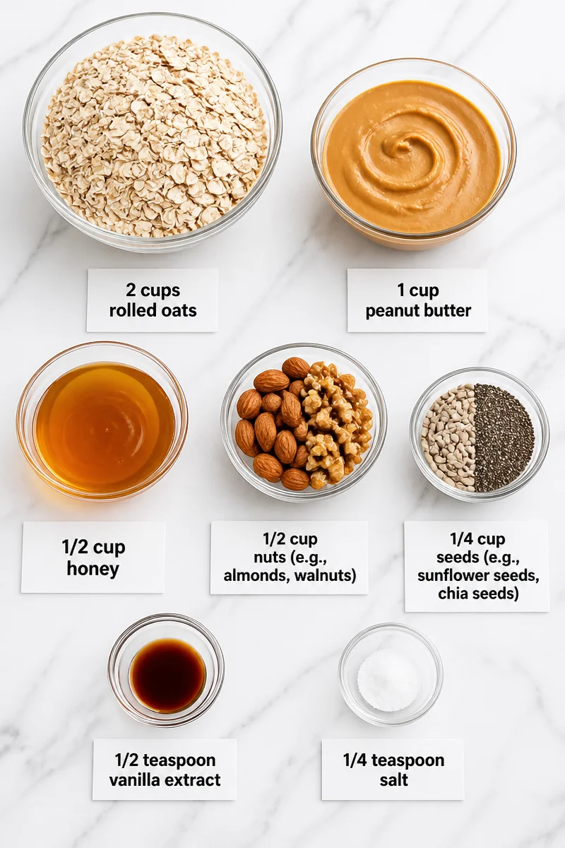 Healthy Crunchy Peanut Butter And Honey Oat Cereal