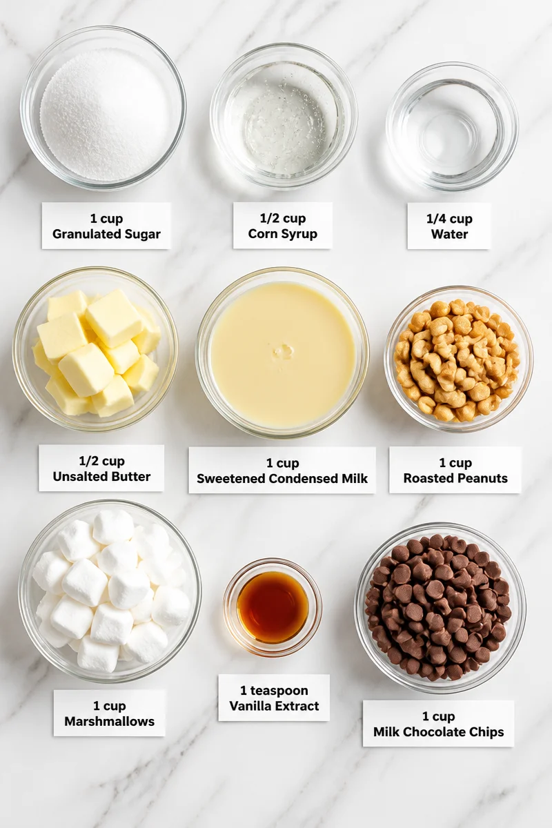 Homemade Caramel And Peanut Nougat Candy Bar Idea