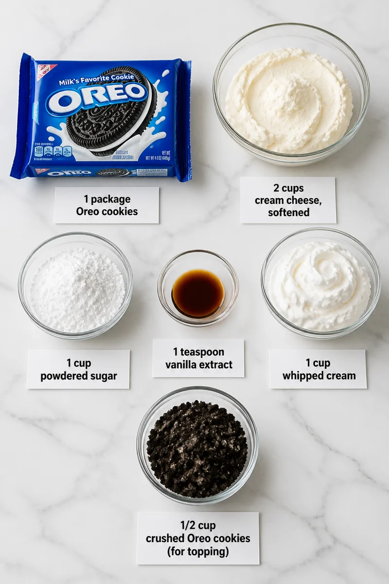 Oreo Cookies and Cream Cheesecake Cup