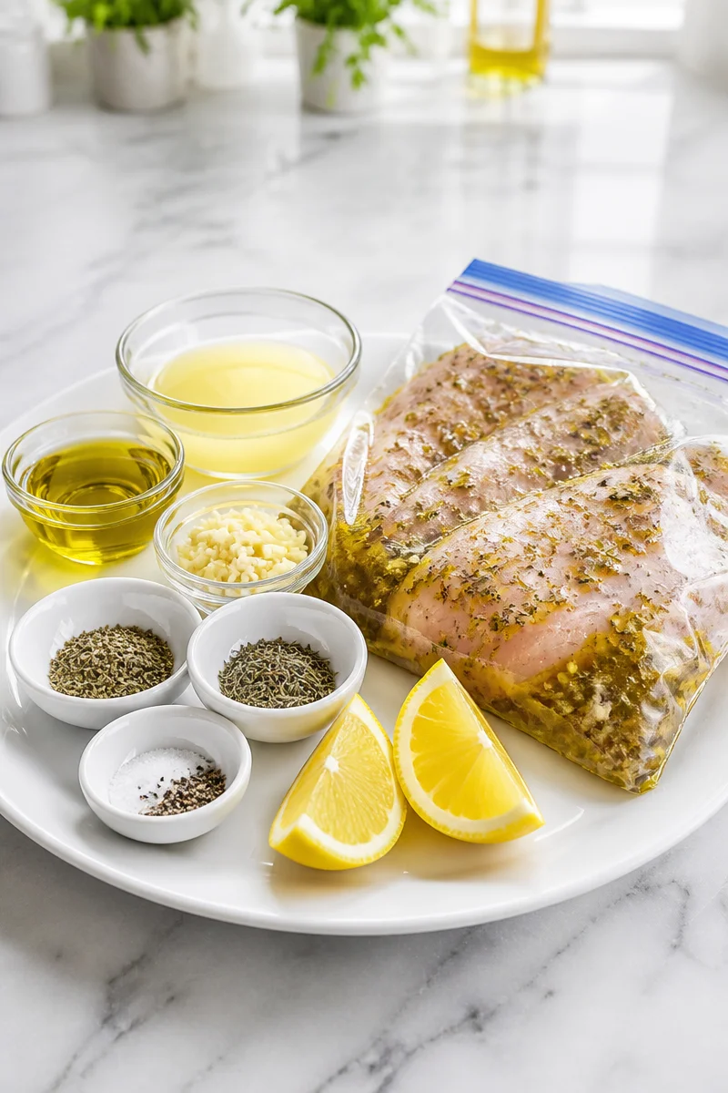 Quick Lemon Herb And Garlic Chicken Marinade