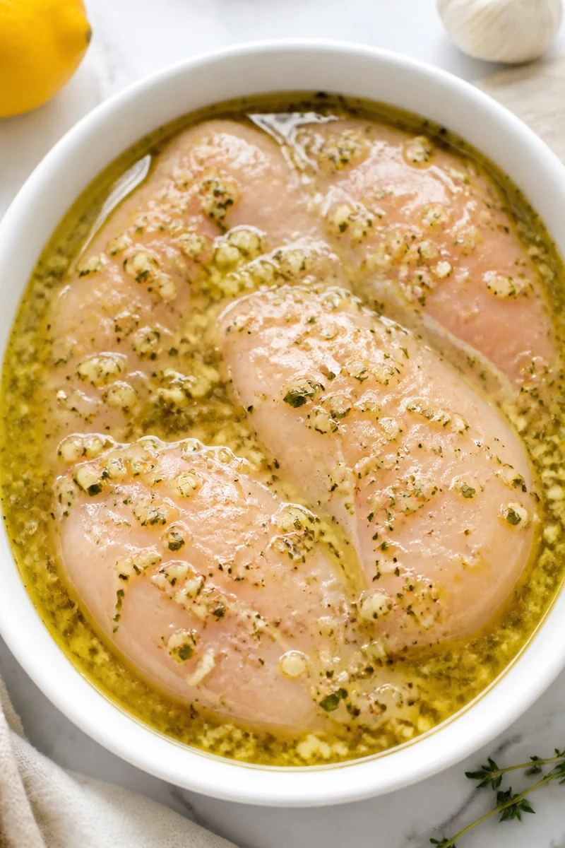 Quick Lemon Herb And Garlic Chicken Marinade
