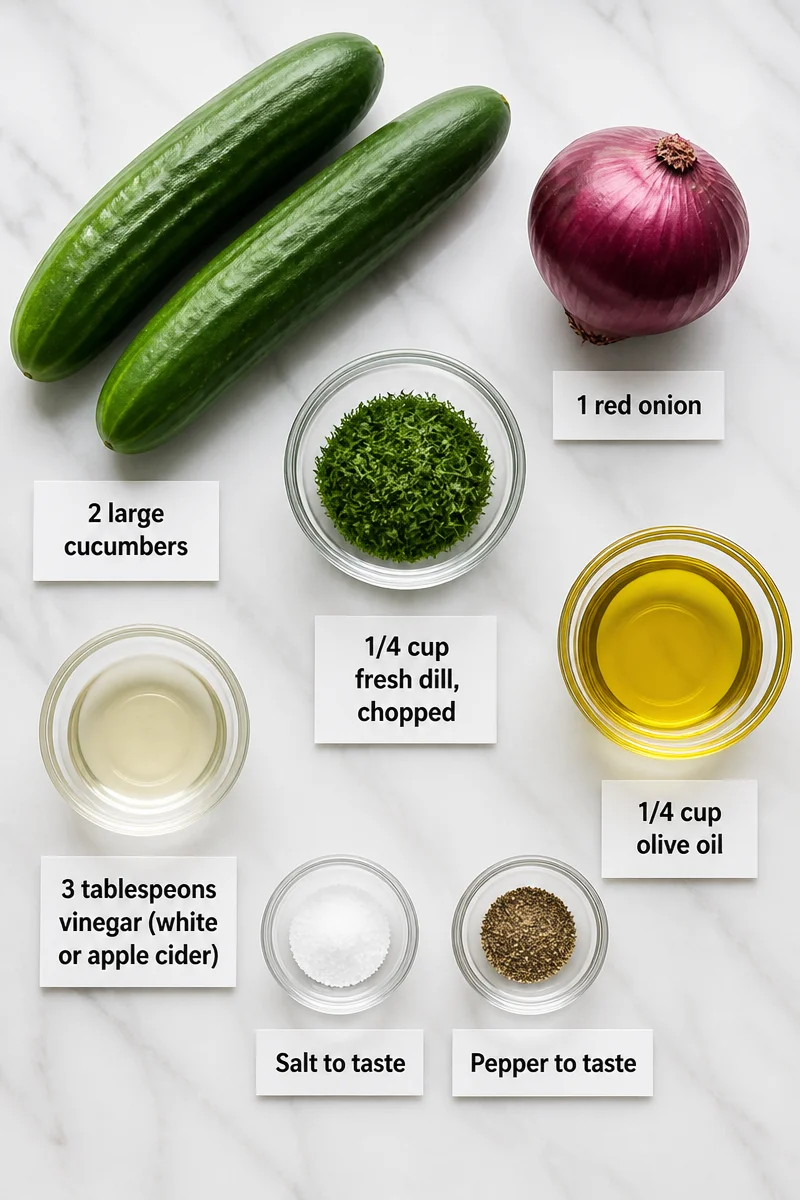Refreshing Cucumber and Red Onion Salad