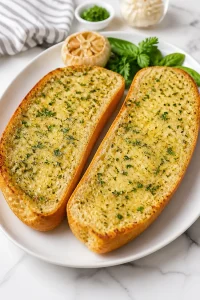 Roasted Garlic And Herb Butter Stuffed Garlic Bread Recipe