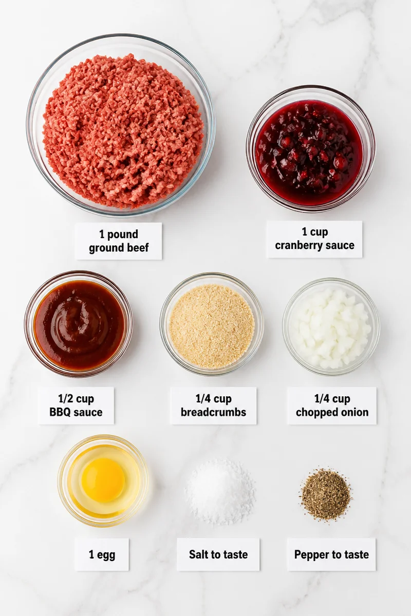 Slow Cooker Cranberry BBQ Beef Meatball