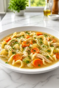 Soothing Homemade Chicken Noodle Soup Recipe