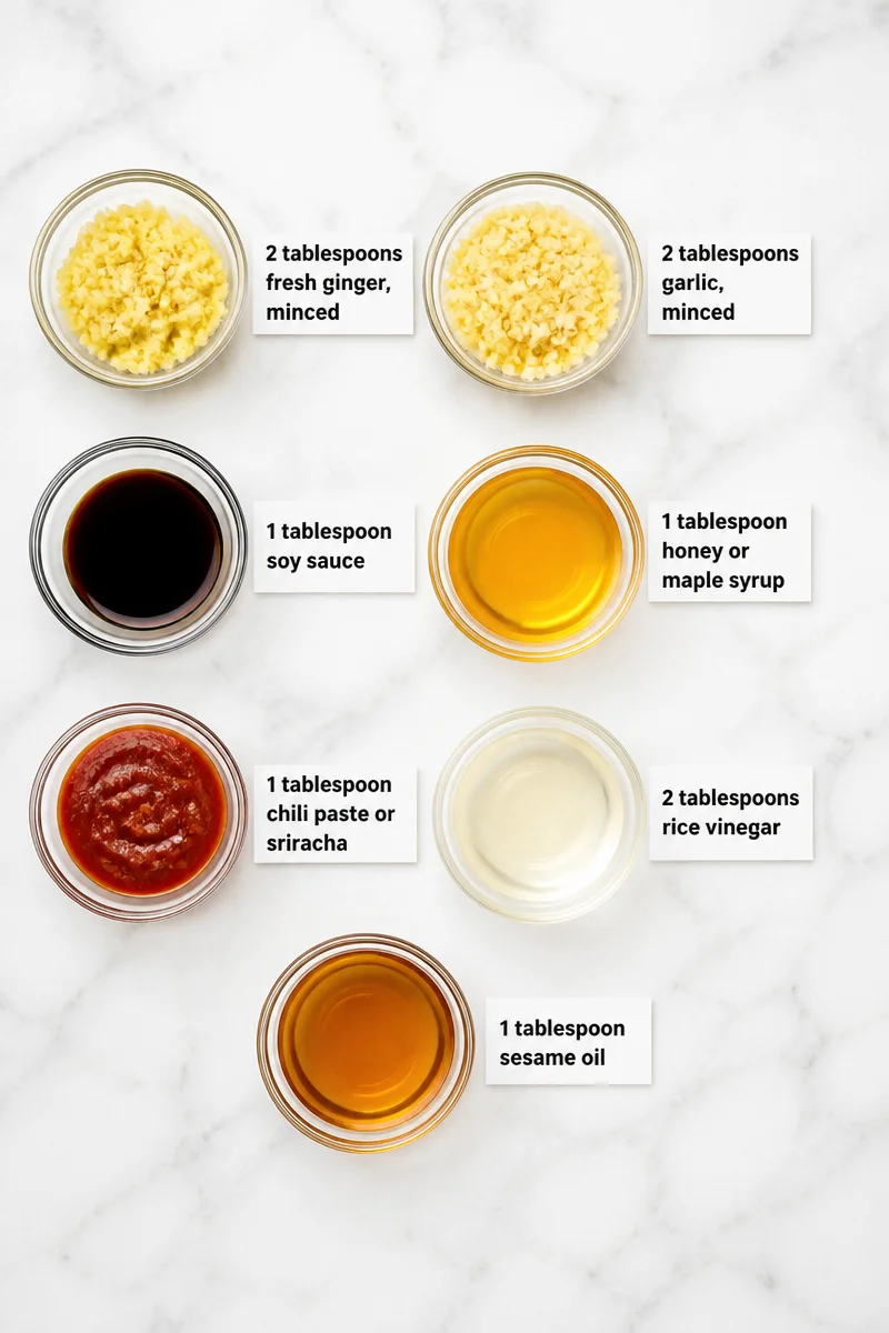 Sweet And Spicy Ginger Garlic Stir Fry Sauce