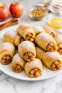 Sweet Cinnamon Apple Stuffed Crescent Roll Recipe