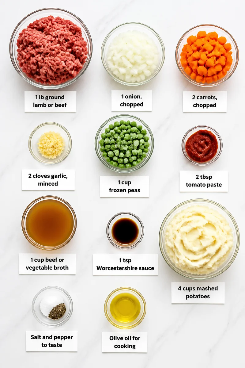 Traditional Shepherd Pie with Mashed Potato Topping