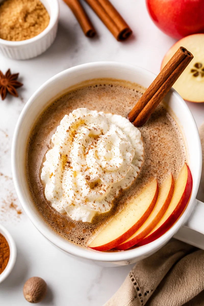 Warm Spiced Cinnamon Apple Cider Coffee Cup