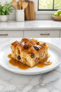 Bread Pudding Bourbon Caramel Sauce