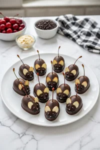 Chocolate Mice Cherry Candy Treat