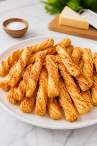Five Ingredient Parmesan Cheese Straw