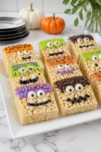 Halloween Monster Rice Krispie Treat
