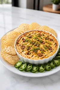 Jalapeño Popper Dip Baked Cheesy