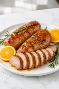 Maple Orange Glazed Pork Tenderloin Roast