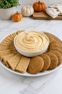 Pumpkin Pie Dip Graham Cracker