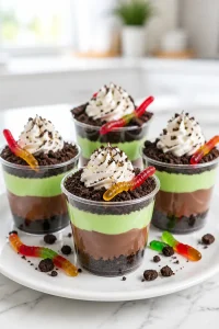 Zombie Dirt Pudding Cup Green Layer