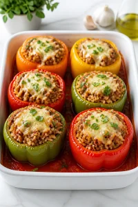 Baked Stuffed Bell Pepper Casserole