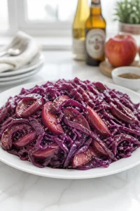 Beer Braised Cabbage German Comfort Side