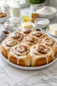 Cinnamon Roll Cream Cheese Icing