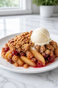 Classic Apple Cranberry Crisp Bake