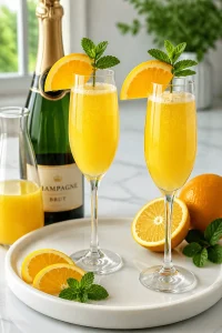Classic Champagne Mimosa Brunch Cocktail