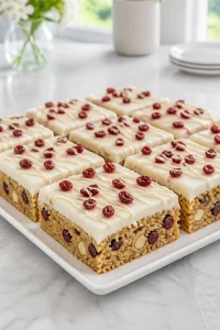 Classic Cranberry Bliss Bar Square