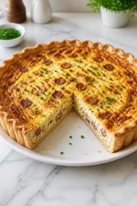 Classic Quiche Lorraine Bacon Gruyere