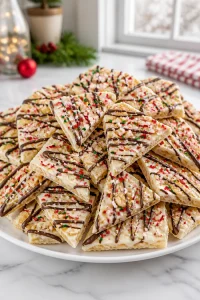 Easy Christmas Cookie Bark Peppermint