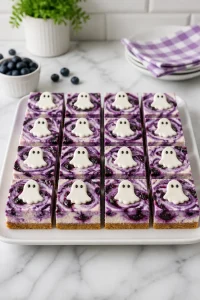Halloween Boo Berry Cheesecake Bar