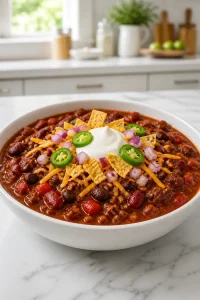 Hearty Beef And Bean Chili