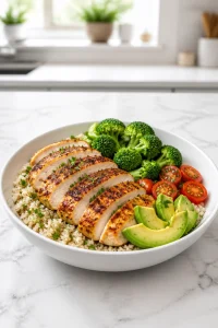 High-Protein Chicken and Quinoa Bowl