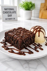 National Chocolate Day Fudge Brownie