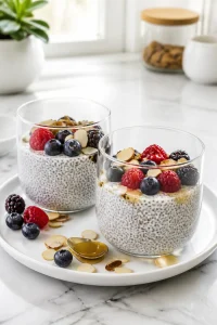 Overnight Vanilla Chia Seed Pudding