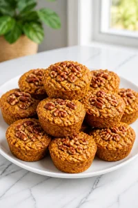 Pumpkin Spice Baked Oatmeal Cups