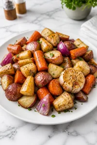 Roasted Garlic Herb Root Vegetable