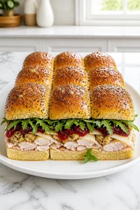 Thanksgiving Leftover Turkey Slider Bar