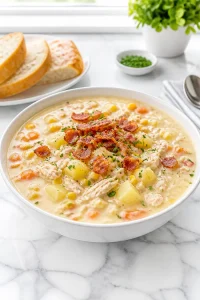 Turkey Corn Chowder Potato Bowl