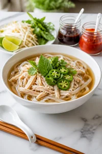Vietnamese Turkey Pho Noodle Bowl