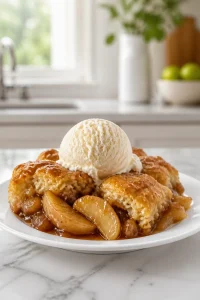 Apple Cobbler with Drop Biscuit Topping